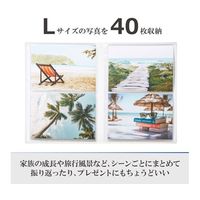 ハクバ写真産業 ハクバ Pポケットアルバム CP Lサイズ 40枚収納 飛行機雲 APCPL40HKG 1冊 69-3008-76（直送品）