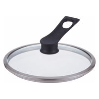 サーモス フライパン 蓋 20cm ガラス蓋 スタンド式 444364 1個（直送品）