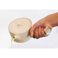 南海通商 急須 460ml ロクサン tokoname 平型 ホワイト 476136 1個（直送品）