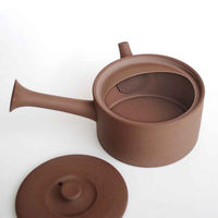 南海通商 急須 460ml ロクサン tokoname 平型 ブラウン 476138 1個（直送品）