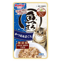 ペティオ 魚まろ グレインフリー かつお＆まぐろ 60g 12袋 キャットフード ウェット パウチ
