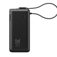 ECOFLOW 3ーinー1 10000mAh 35W モバイルバッテリー ブラック EF-RAPID35W10K3IN1-B-JP 1個