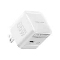 ECOFLOW 65W GaN急速充電器(USBーCケーブル内蔵)ホワイト EFA-65WCHARGER2-W-JP 1個