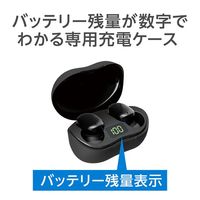 グリーンハウス 完全ワイヤレスステレオイヤホン ブラック GH-TWSUA-BK 1個