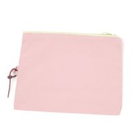 LABELフラットポーチＬ ピンク studio CLIP