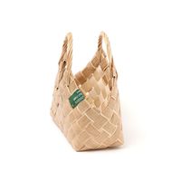 コットンウッドトライアングルバスケットM ナチュラル studio CLIP