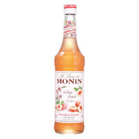 業務用 割り材 モナン ホワイトピーチ（白桃）・シロップ 700ml 3本 MONIN 割材 ドリンクベース フレーバーシロップ