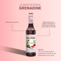 業務用 割り材 モナン グレナディン・シロップ 700ml 1本 MONIN 割材 ドリンクベース フレーバーシロップ