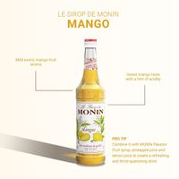 業務用 割り材 モナン マンゴー・シロップ 700ml 1本 MONIN 割材 ドリンクベース フレーバーシロップ