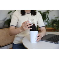 GOMUG M ミストグレー 1個 保温保冷ステンレスマグ コーヒーカップがすっぽり入る アイスコーヒー シービージャパン