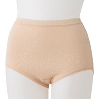 ケアファッション ガーゼ丈長ショーツ(2枚組) ピーチ L W018006342 1S(2枚)（直送品）