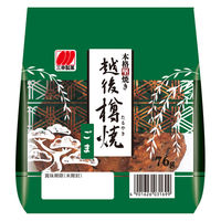 煎餅 せんべい 食べきりサイズ 越後樽焼　ごま 76g 1セット（1個×6）