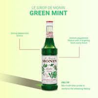 業務用 割り材 モナン グリーンミント・シロップ 700ml 1本 MONIN 割材 ドリンクベース フレーバーシロップ