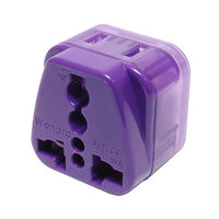 ナカバヤシ 海外用電源変換プラグ Aタイプ Wコンセント MBA-WA 1個