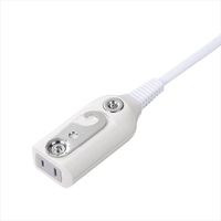 ヤザワコーポレーション 裏面フックマグネット付タップ3個口2m白 H4HJS302WH 1個