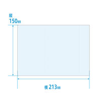 金鵄製作所 手帳カバーライト A6サイズ(おくすり手帳・血圧手帳用) 92100-000 1袋(100枚入)