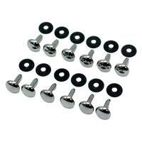 ALBA モンキー12V インジェクション 鋲付きックロール【赤】(張替) HCH1200-C680P680-TAC45-PARTS 1枚（直送品）