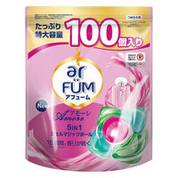 arFUM Amore アフュ―ム アモーレ ボール型洗濯洗剤 詰め替え 1セット（100粒入×3個） 王子製薬
