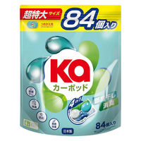 Ka カーポッド 部屋干し ボール型洗濯洗剤 超特大 1セット（84粒入×3個） 王子製薬
