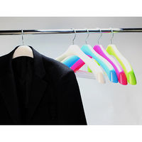 シンコハンガ- ジャケットハンガ- Livido ジャケットストップ42 パ-ルホワイト 277314 1個（直送品）