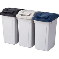 アスベル ゴミ箱 35L ハンドル付分別ペ-ル ブル- 479900 1個（直送品）