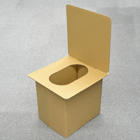 小久保工業所 簡易トイレ 組立式 ダンボ-ルトイレ 1個入り 本体のみ 防災 483571 1個（直送品）