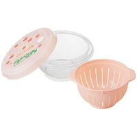 スケ-タ- 薄肉ごはん保存容器S お茶碗型 ハロ-キティ ハピネスガ-ル 電子レンジ 調理器具 調理 炊飯 ご飯 353361 1個（直送品）