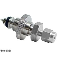 アズワン CO2011 クリックオン コネクター 1/4インチ接続 SUS製 2個入 60-3358-70 1袋(2個)（直送品）