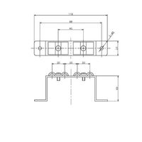 アズワン 配管固定金具 4本用 60-3360-41 1組（直送品）