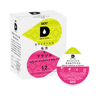 UCC DRIP POD（ドリップポッド）専用カプセル カフェインレスコーヒー モカ＆ブラジル 1箱（12杯分）