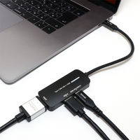 ナカバヤシ TypeーC ー HDMI/USB A 変換アダプタ 4K60Hz/PD給電対応 USA-PHA1 1個