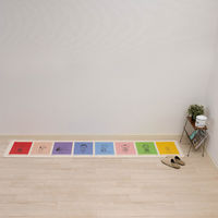 センコー スヌーピー カラーキャラクター PVCマット 約45×240cm アイボリー SNB240922 1枚（直送品）