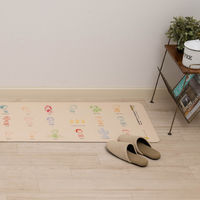 センコー スヌーピー オールスター PVCロングマット 約45×240cm アイボリー SNB240922 1枚（直送品）