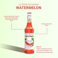 業務用 割り材 モナン ウォーターメロン・シロップ 700ml 1本 MONIN 割材 ドリンクベース フレーバーシロップ