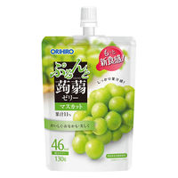 ぷるんと蒟蒻ゼリー　マスカット　1セット（1個（130g）×6）　オリヒロ　こんにゃくゼリー　パウチタイプ