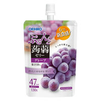 ぷるんと蒟蒻ゼリー　グレープ　1セット（1個（130g）×24）　オリヒロ　こんにゃくゼリー　パウチタイプ