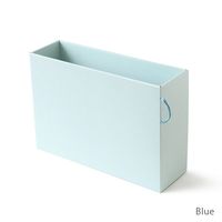 大成紙器製作所 PULL BOX Blue 　紙製収納　書類ボックス