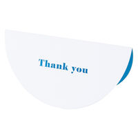 大成紙器製作所 SWING LETTER Thank you blue 1セット（1個×2）グリーティングカードありがとう