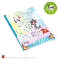 日本ノート ノート トムとジェリーフレンドシップ セミB5 6.5mm30枚 3柄セット U19003 1パック