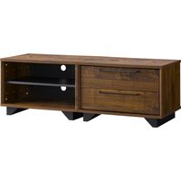 【軒先渡し】朝日木材加工 インダスタ ローボード 幅1150×奥行390×高さ386mm ブラウン IDM-4012AV-2H 1台（直送品）