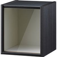 【軒先渡し】朝日木材加工 ペット仏壇 クロシェ 幅160×奥行160×高さ177mm グレーブラック CLP-1816BX-GB 1個（直送品）