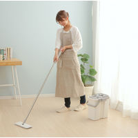 アイリスオーヤマ フラットモップ  水切り 洗浄バケツ付き フロアモップ 掃除 水拭きモップ  FLMO-130 １個