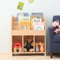 アイリスオーヤマ 絵本ラック ER-6030 ライトメープル 1個