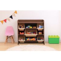 アイリスオーヤマ 天板付キッズトイハウスラック ブラウン TKTHR-39 1個