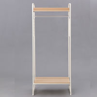 アイリスオーヤマ スタイルハンガー2WAYタイプ プレミアム(メッシュパネル付き) PI-B4 ホワイト 1個