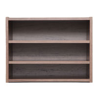 アイリスオーヤマ カラーボックス(スタックボックス)  幅40×奥行28.7×高さ30.5cm A4対応 3段 棚付き ブラウン STB-400T １個