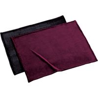 重光商事 フランネルマイクロファイバーブランケット【70×100cm】　レッド 07-025 1セット（5枚）