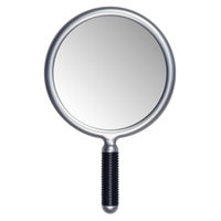 ヤマムラ リビエール塗装ハンドミラー Y-1807SV 2個（直送品）