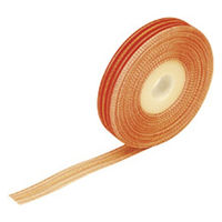 パールリボン 12mm 赤 395-074 10巻 銀鳥産業（直送品）