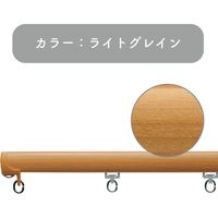 プロ仕様カーテンレール「3.00m 正面付け シングル・ライトG」 nexty-300ss-rg-2 2セット トーソー　１セット(２本)（直送品）